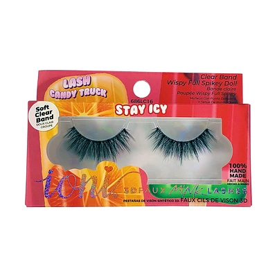 Clear Band Wispy Full Spikey Doll Lashes