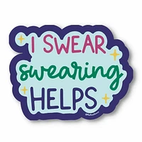 I Swear Swearing Helps Sticker