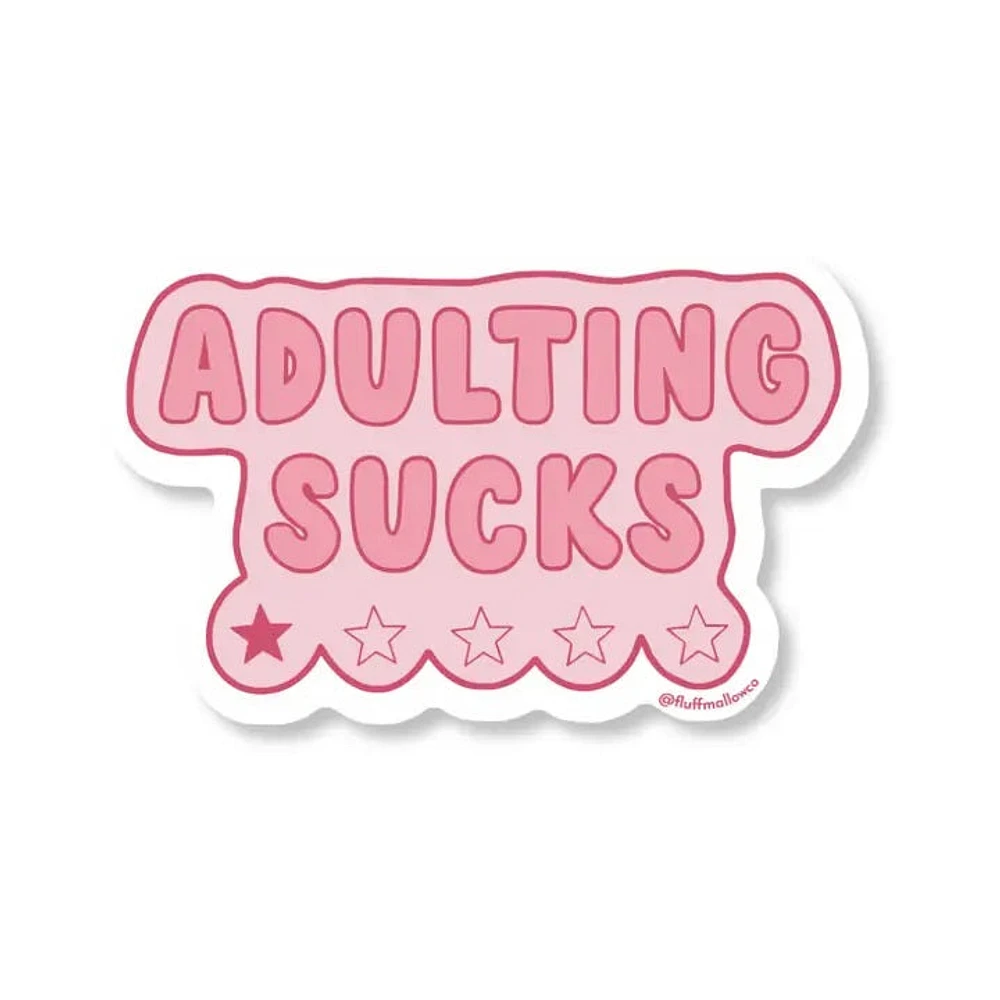 Adulting Sucks Sticker