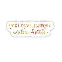 Emotional Support Bottle Vinyl Sticker