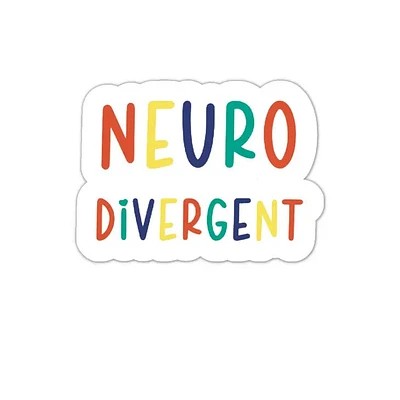 Neurodivergent Vinyl Sticker