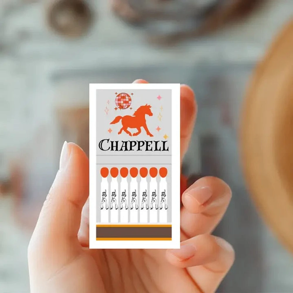 Chappell Matchbook Sticker