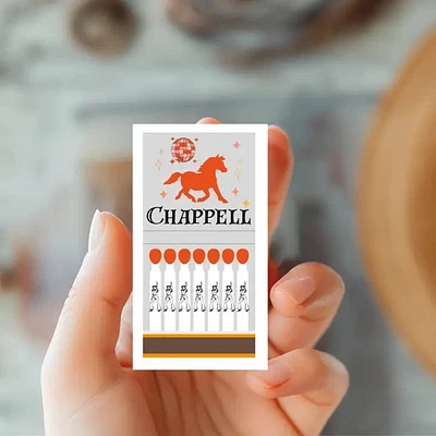 Chappell Matchbook Sticker