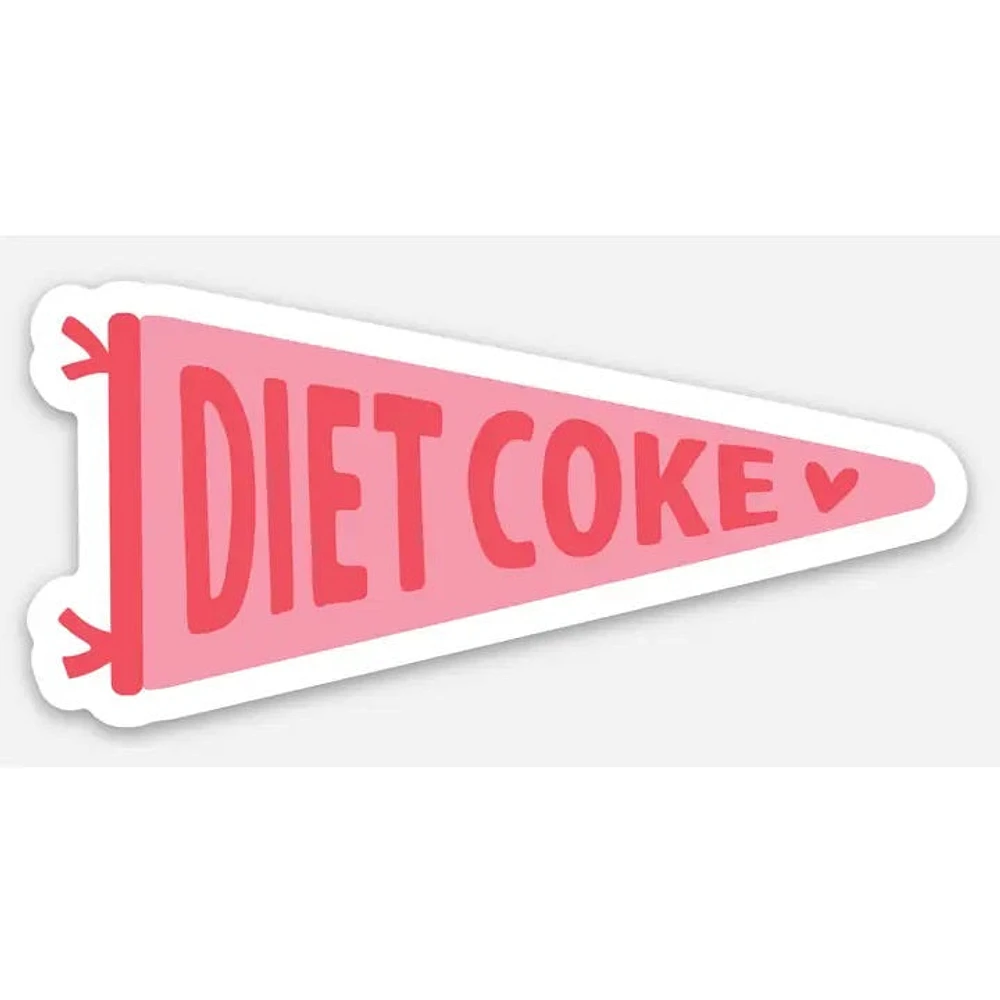 Diet Coke Banner Sticker