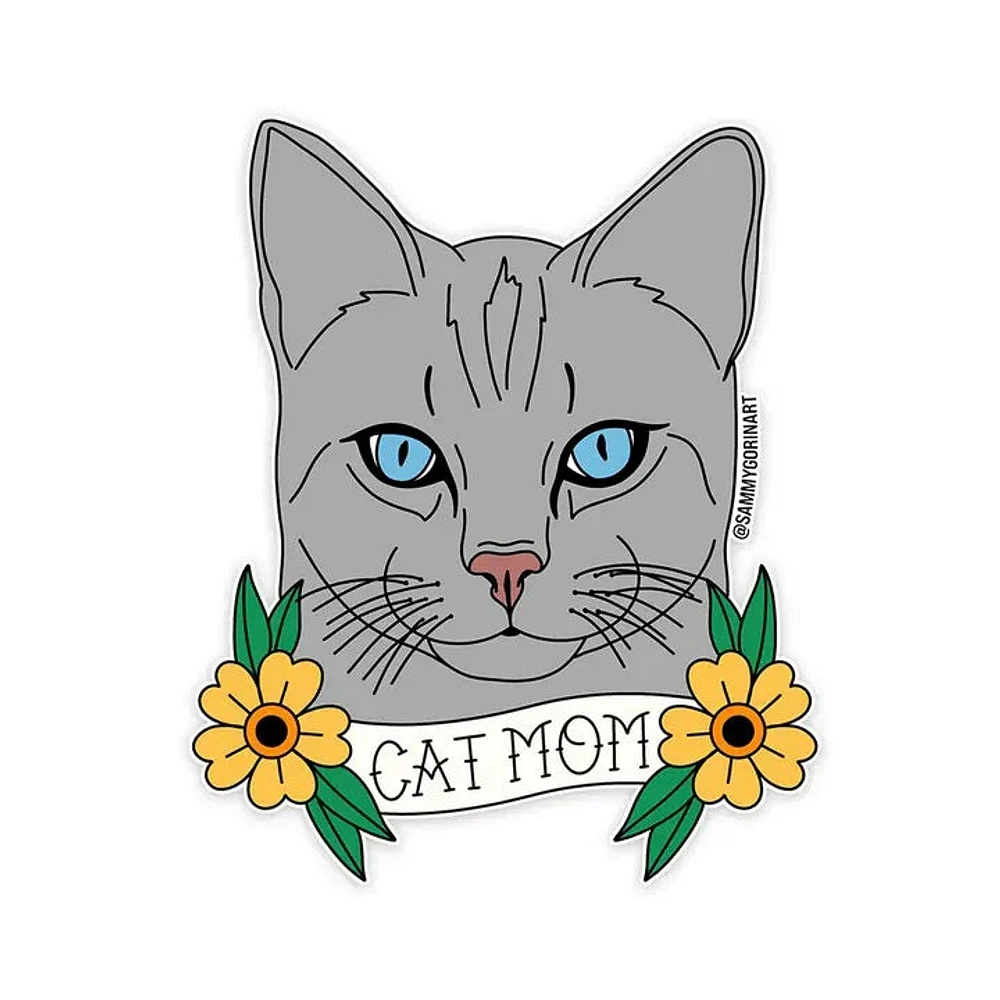 Cat Mom Sticker