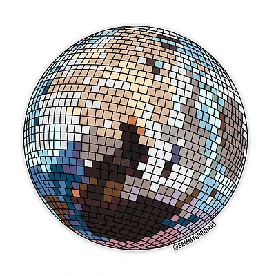 Detailed Disco Ball Sticker