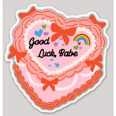 Good Luck Babe Sticker