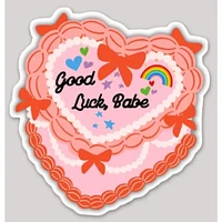 Good Luck Babe Sticker