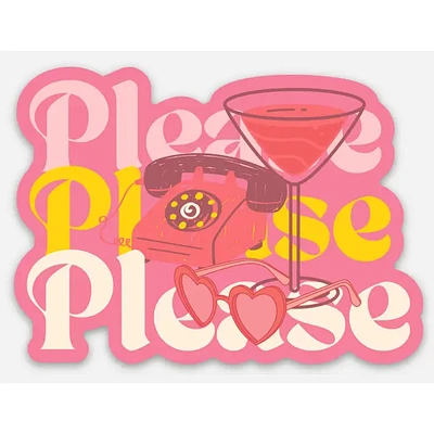 Please Please Please Sticker (Sabrina Carpenter)