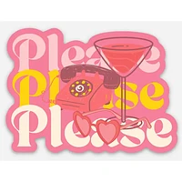 Please Please Please Sticker (Sabrina Carpenter)