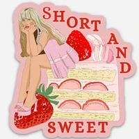 Short and Sweet Sticker (Sabrina Carpenter)