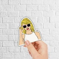 She's Taylor! Sticker