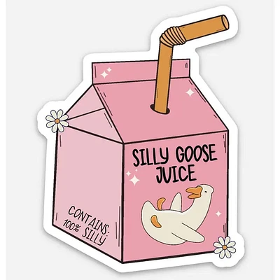 Silly Goose Juice Sticker