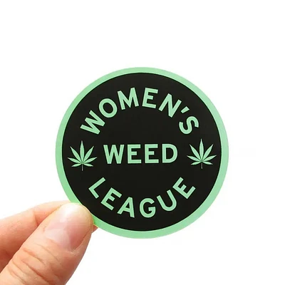 Women's Weed League Sticker