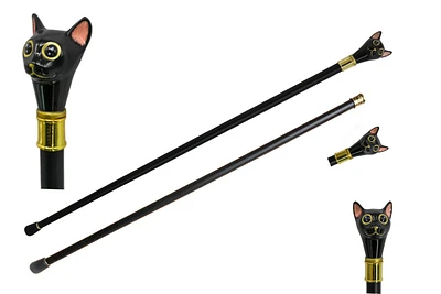 Walking Cane Wtih Cat Face Handle