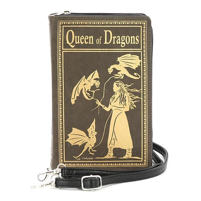 Queen Of Dragons Book Clutch Bag