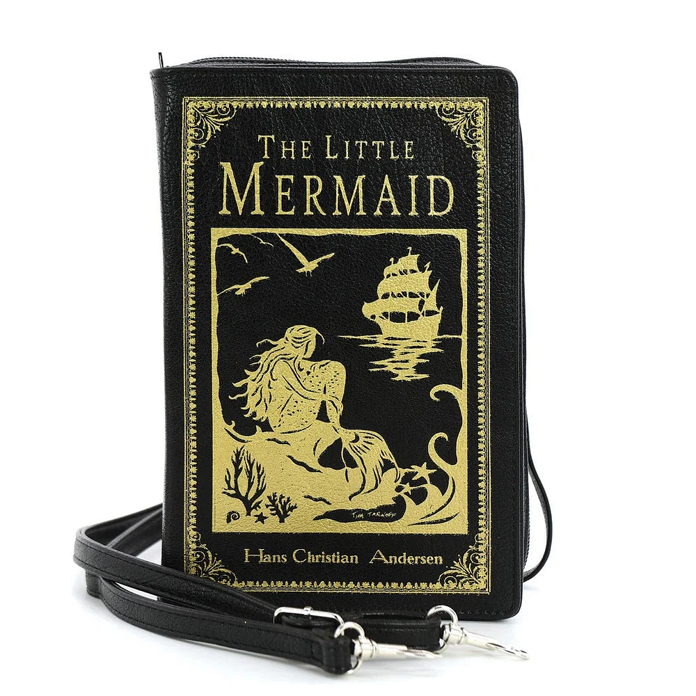 The Little Mermaid Book Clutch Bag