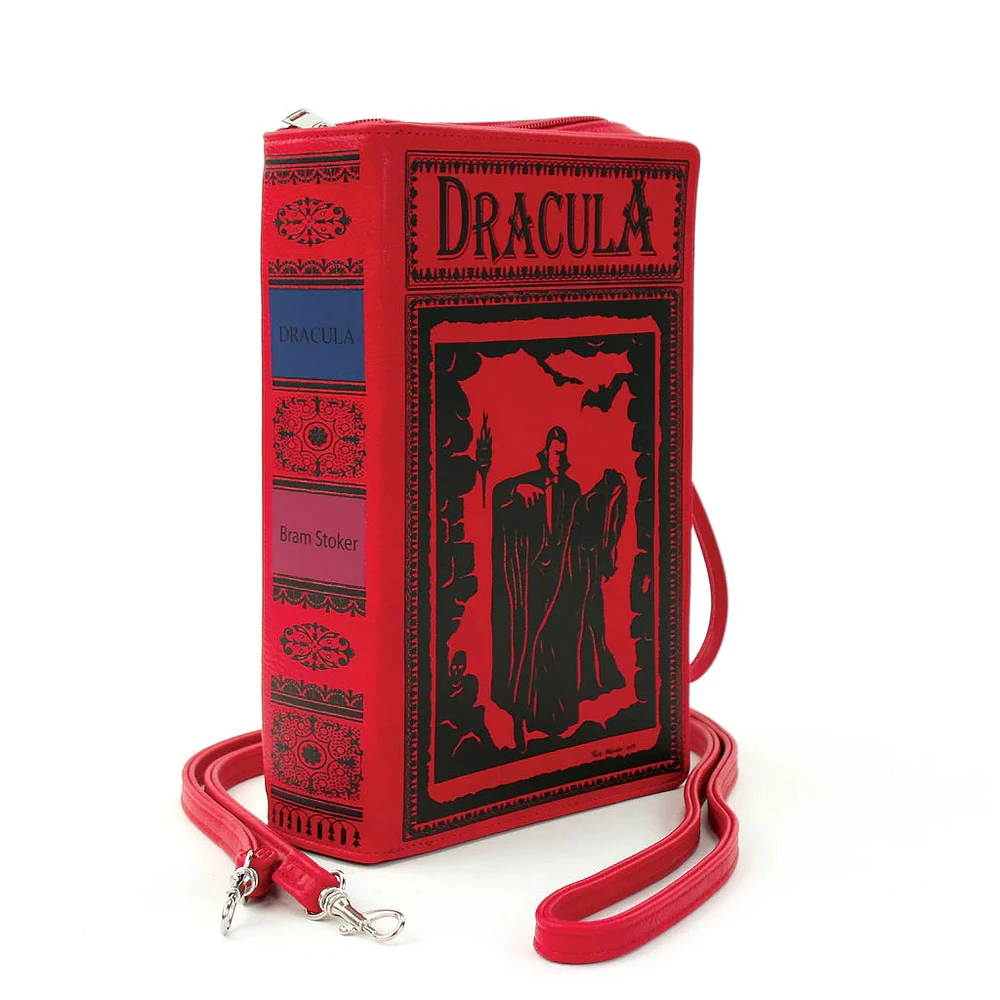 Bolso bandolera con libro de Drácula