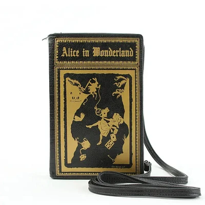 Alice In Wonderland Book Clutch Bag