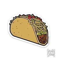 PEGATINA DE COMIDA DE TACOS