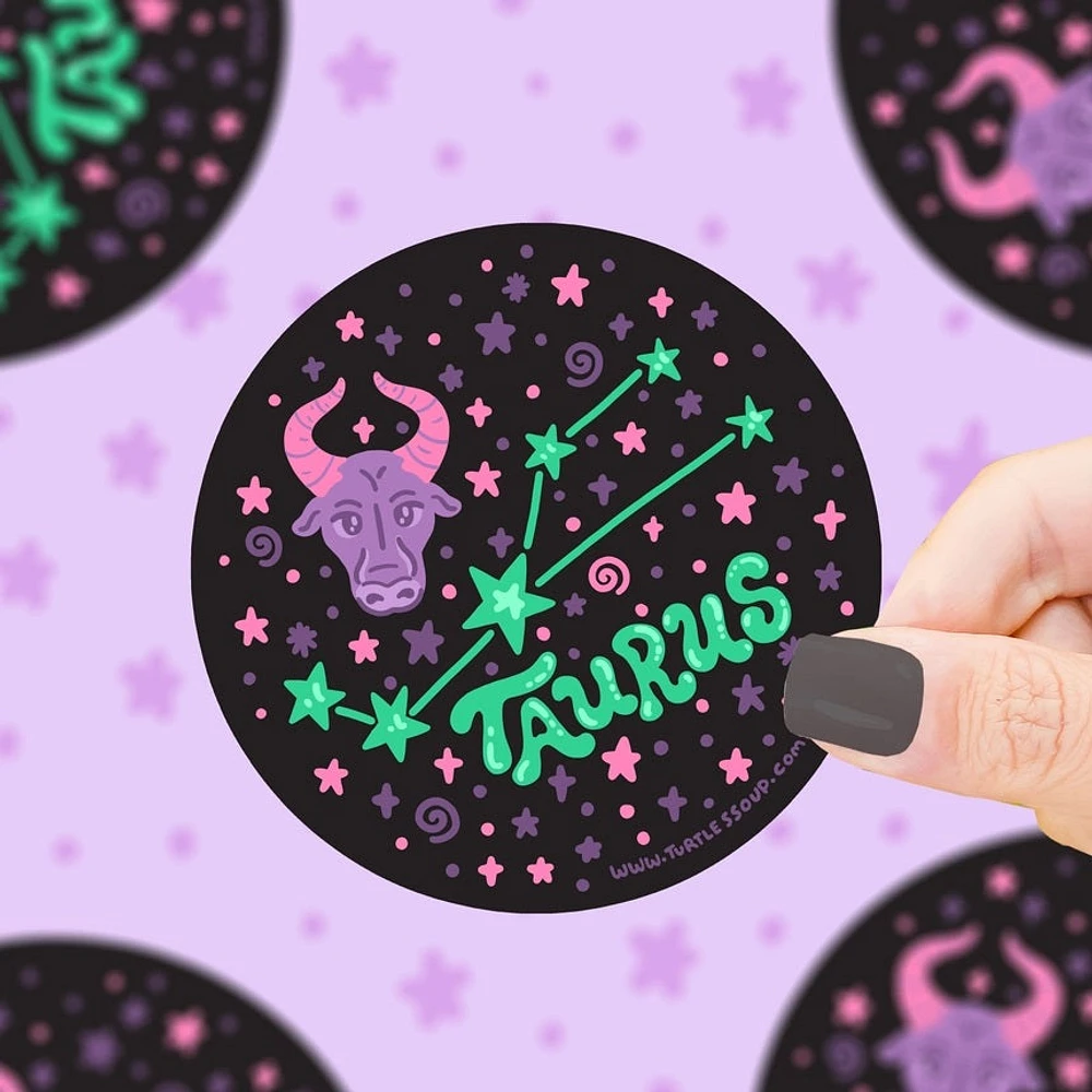 Taurus Constellation Zodiak Sticker