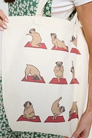 Pug Yoga Tote