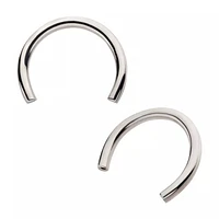 Titanium Threadless Circular Bar Only