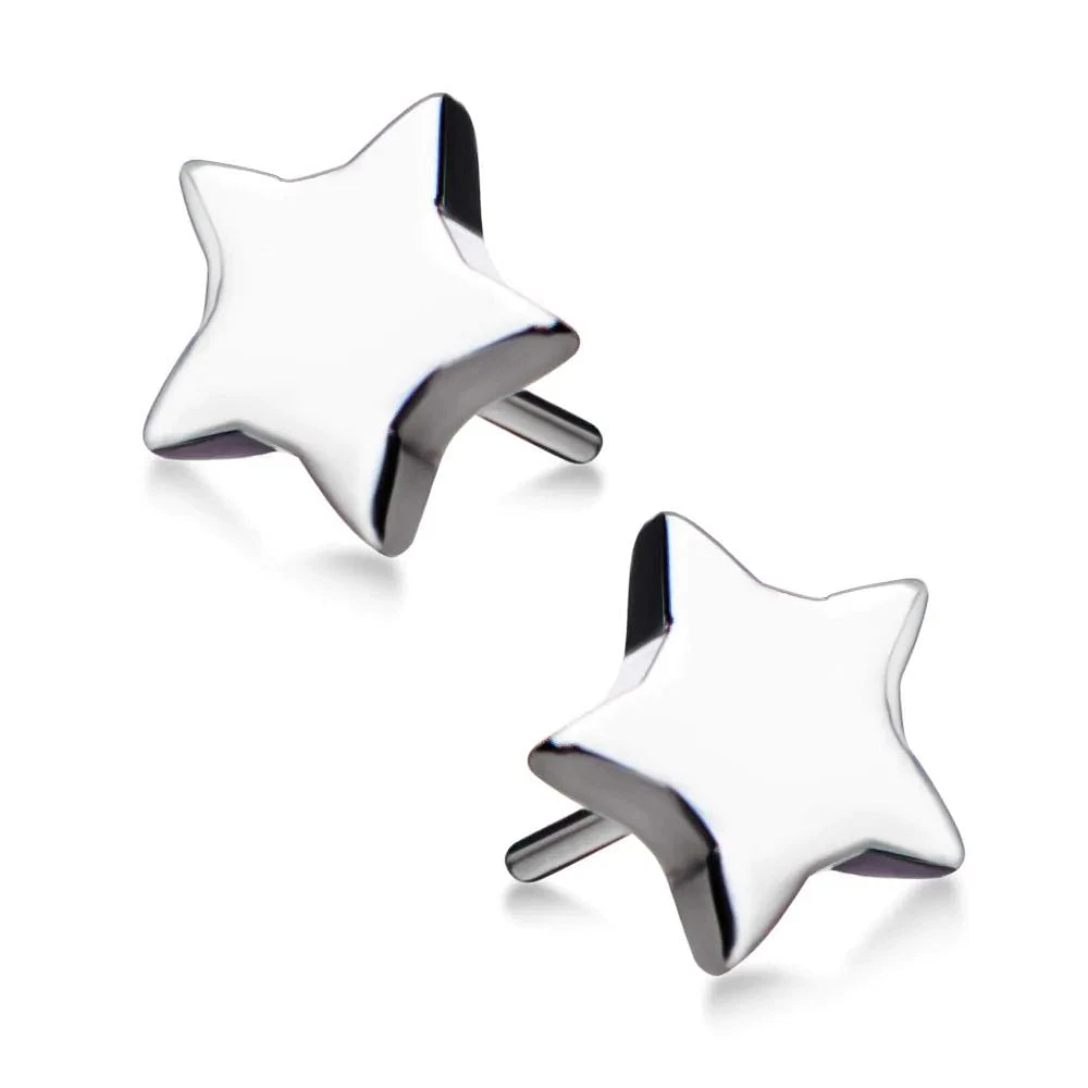 Star Titanium Threadless Top