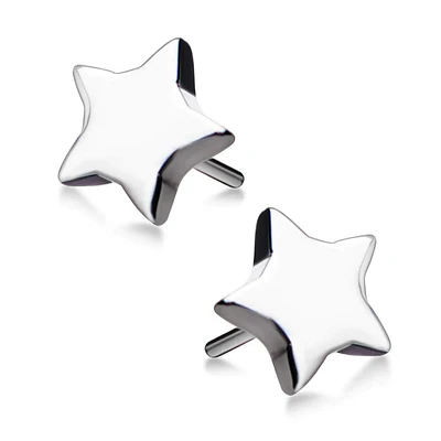 Star Titanium Threadless Top