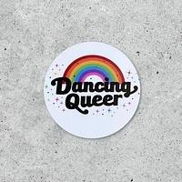 Autocollant vinyle queer dansant