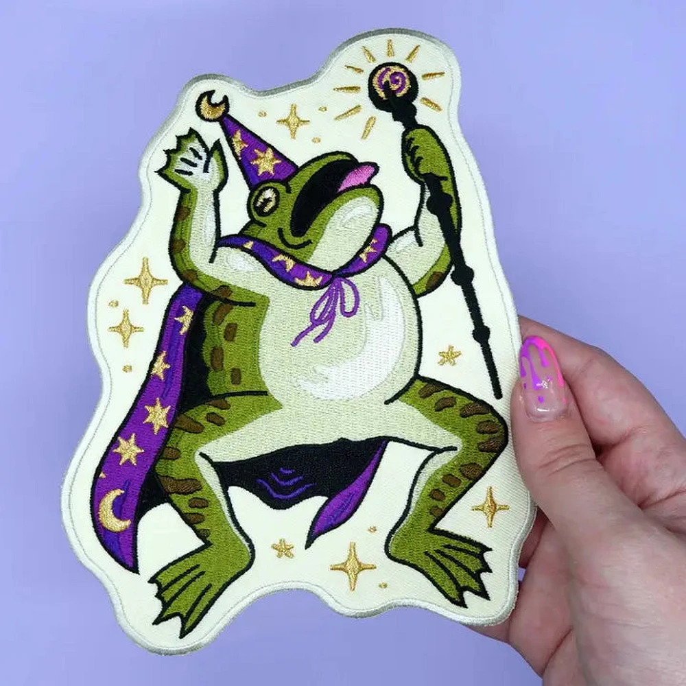 Toad Wizard - Embroidered Patch