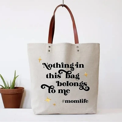 Hashtag Mom Life Tote Bag