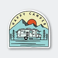 Trailer Camper Sticker 2.73" X 2.5"