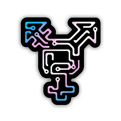 Trans Cyborg Sticker