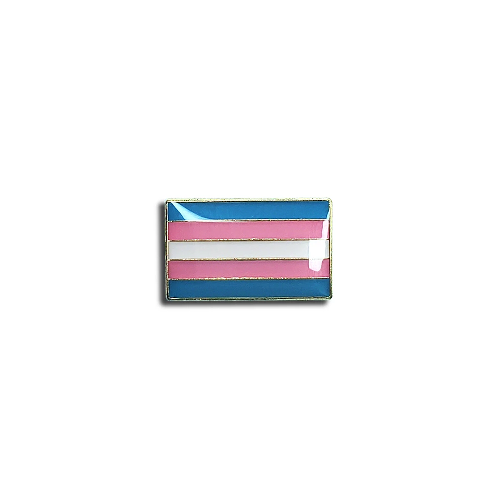 Mini pin de bandera trans