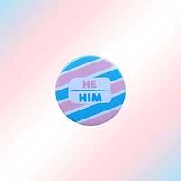 Trans He Him Pin