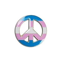 Trans Peace Pin