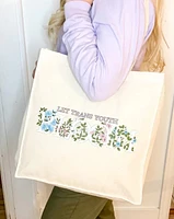 Let Trans Youth Bloom Tote Bag