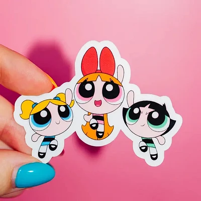 Puff Trio Girls Sticker