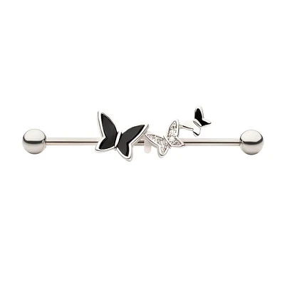 Triple Butterfly Black / Clear Industrial