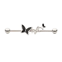 Triple Butterfly Black / Clear Industrial
