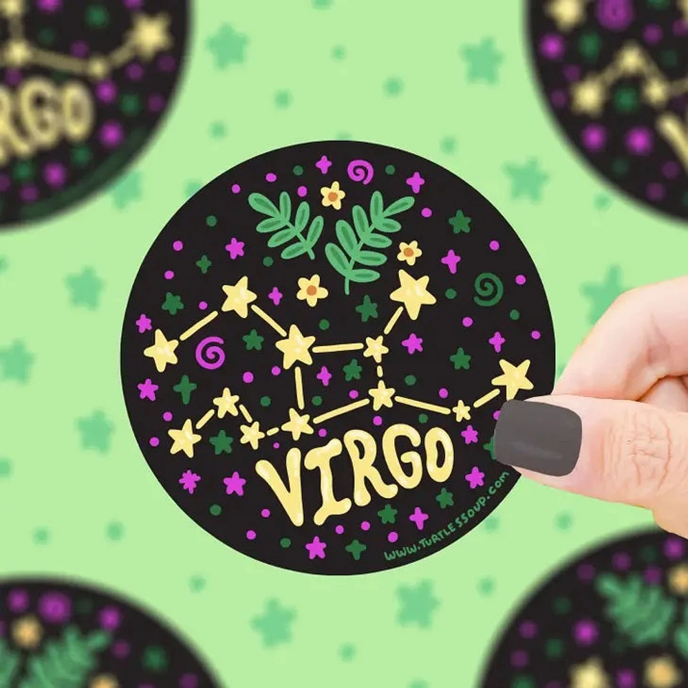 Virgo Constellation Zodiak Sticker