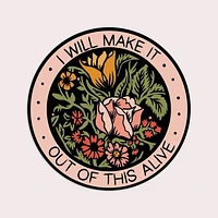 Alive Vinyl Sticker
