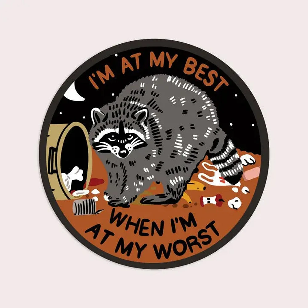 At My Best Vinyl Sticker