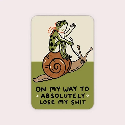 Lose My Shit Vinyl Sticker