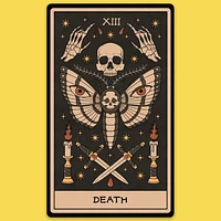 Death Tarot Card Sticker