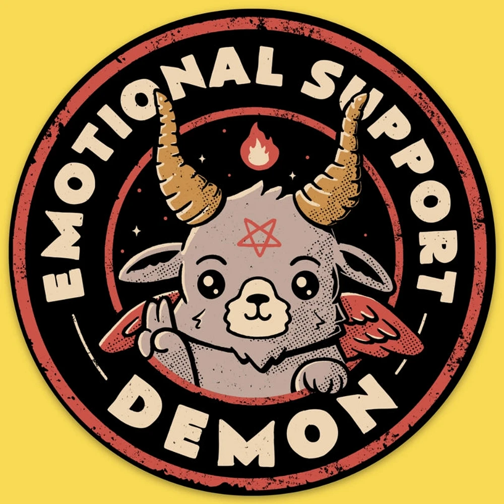 Emotional Support Demon Sticker