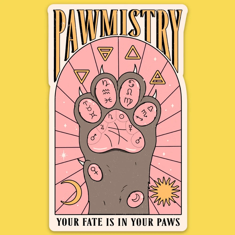 Pawmistry Sticker