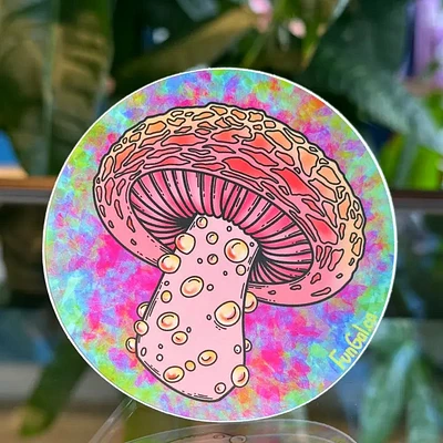 Wrinkled Peach Sticker