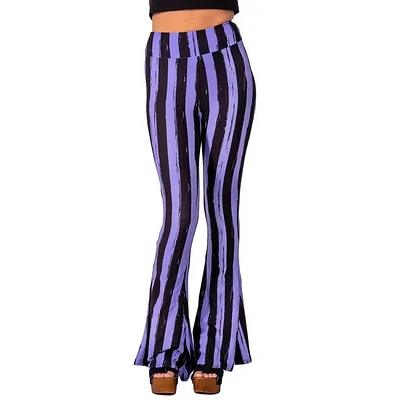 Purple Black Striped Hellz Bellz Flares